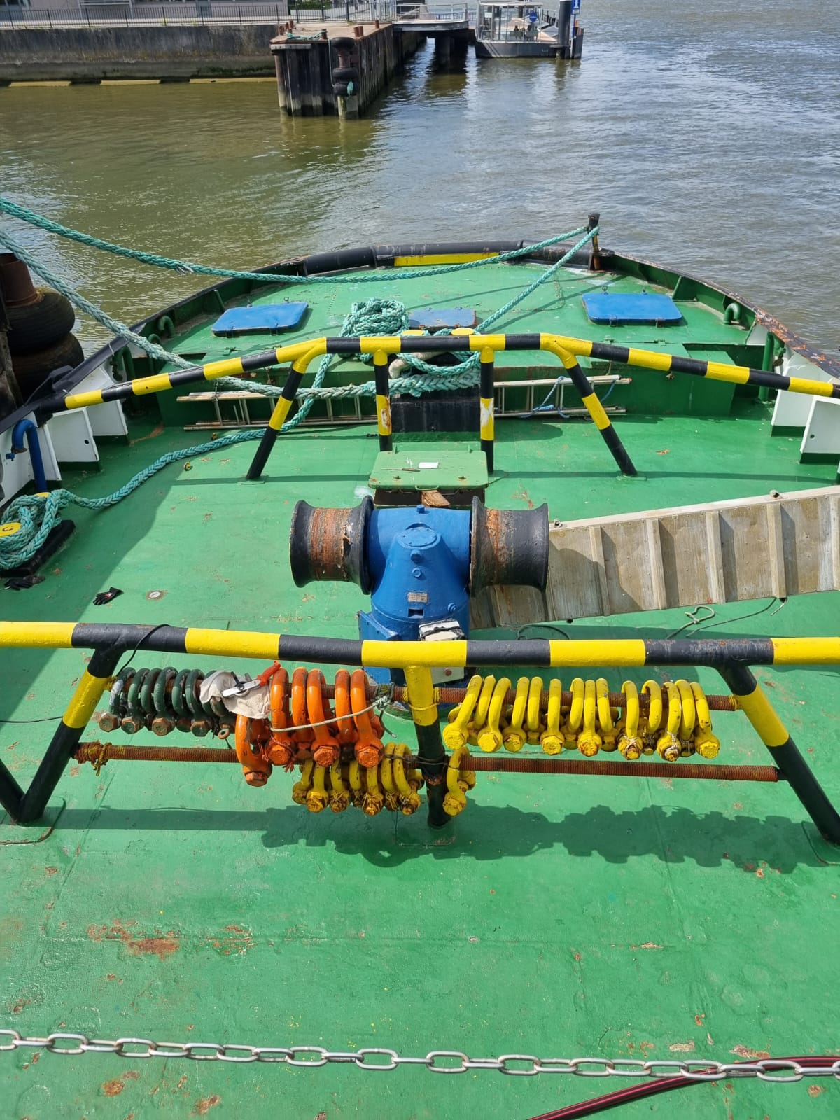 vintage tug 28 tbp double drum winch